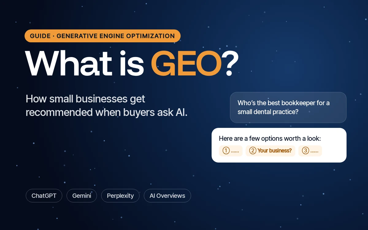 What Is GEO? How Small Businesses Get Recommended by ChatGPT (and What Comes Next)